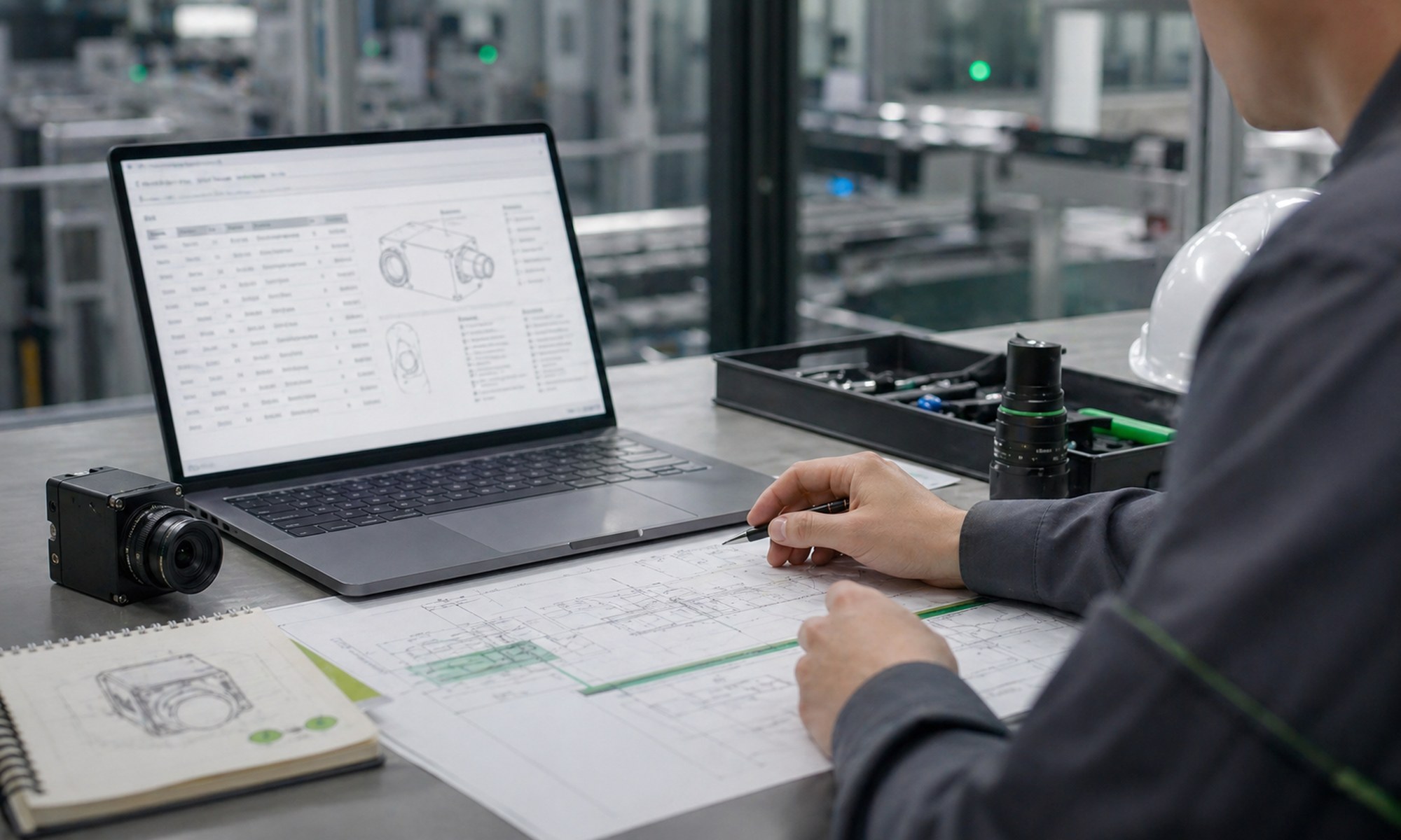 Подготовка спецификации по промышленной камере и производственному участку